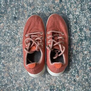 Allbirds Wool Runner Womens 8W Sneakers Coral Lace Up Low Shoes
